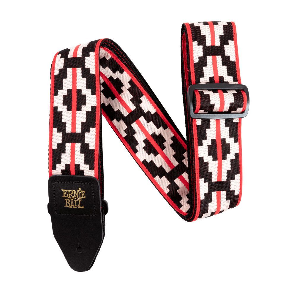 Ernie Ball Jacquard Ristra Red Strap