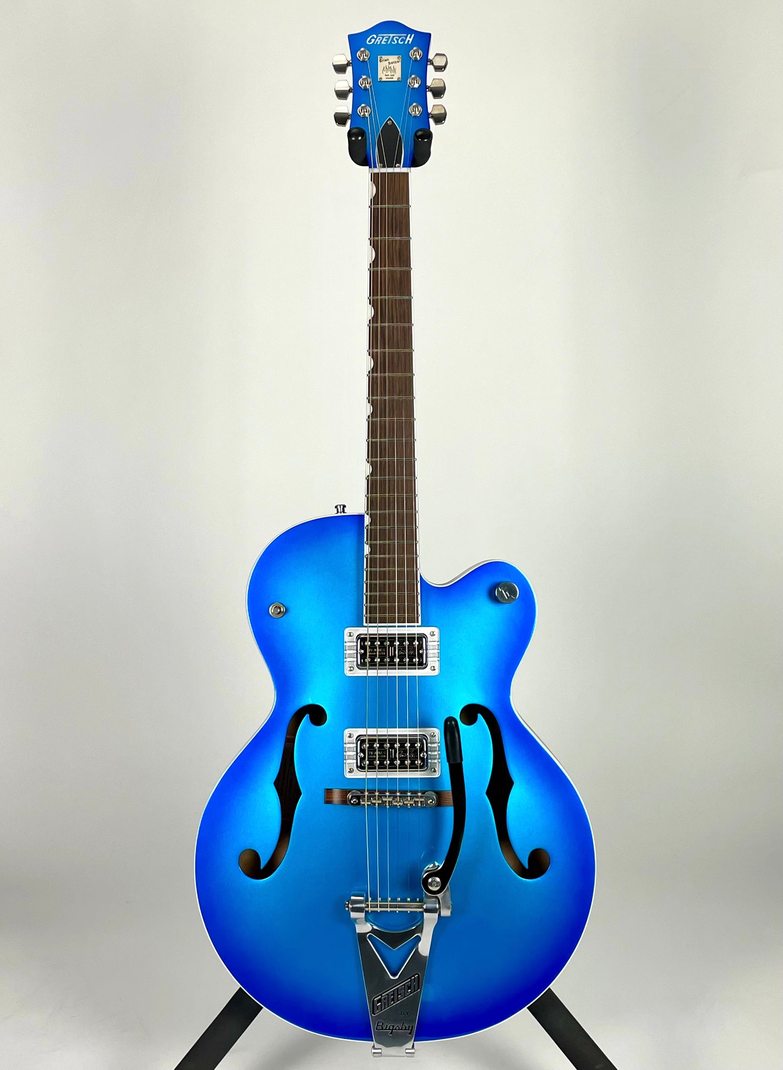 Gretsch G6120T-HR Brian Setzer Signature Candy Blue Burst W/HSC - G6120T-HR Brian Setzer Signature