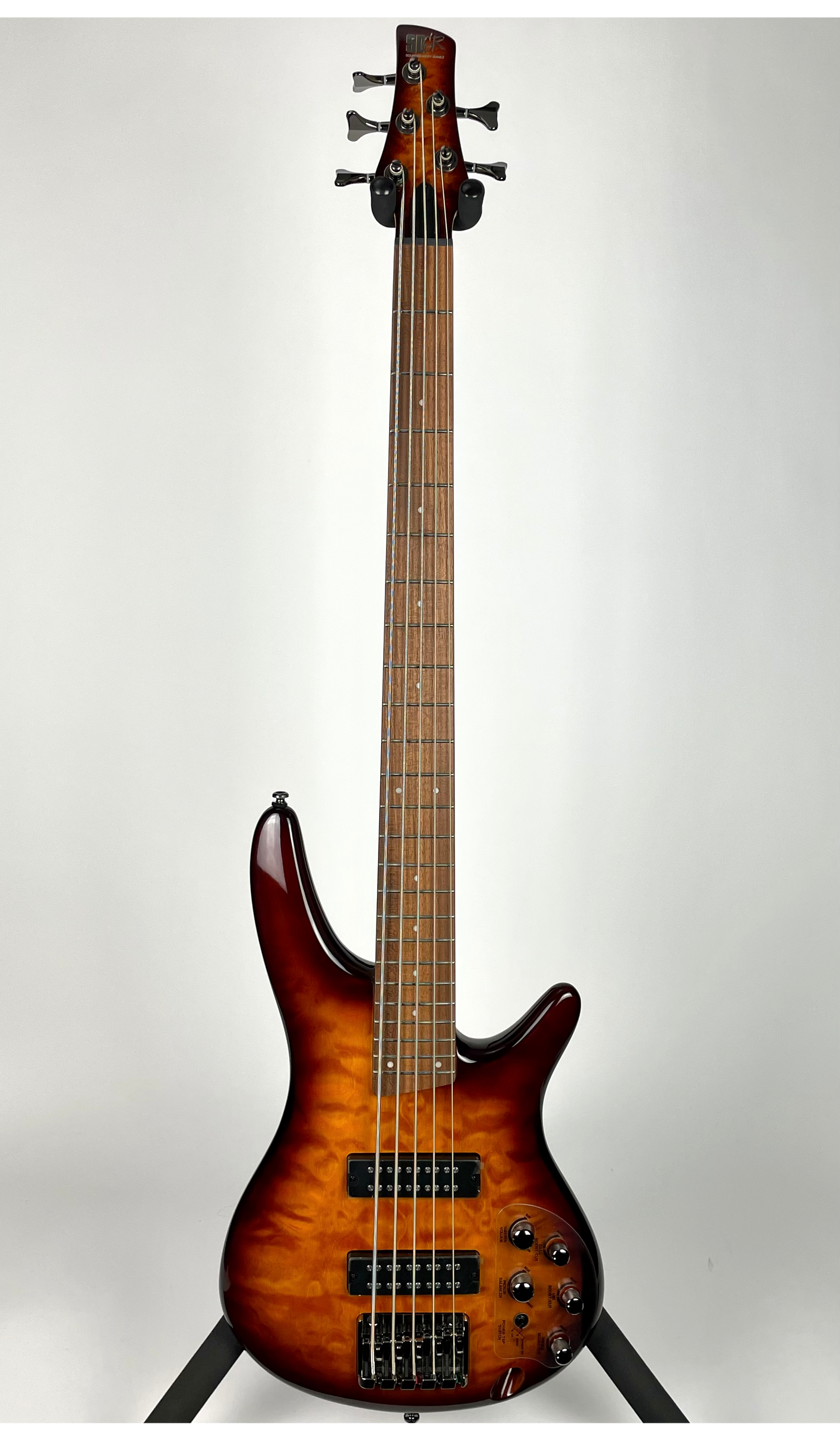 USED Ibanez SR405EQM-DEB SR Series 5-String Bass with Jatoba Fingerboard - Dragon Eye Burst