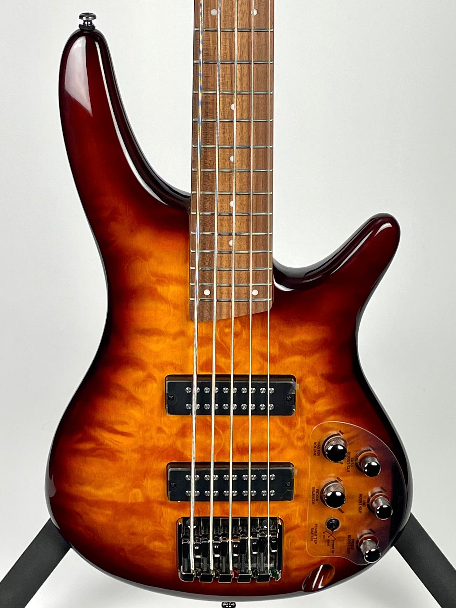 USED Ibanez SR405EQM-DEB SR Series 5-String Bass with Jatoba Fingerboard - Dragon Eye Burst