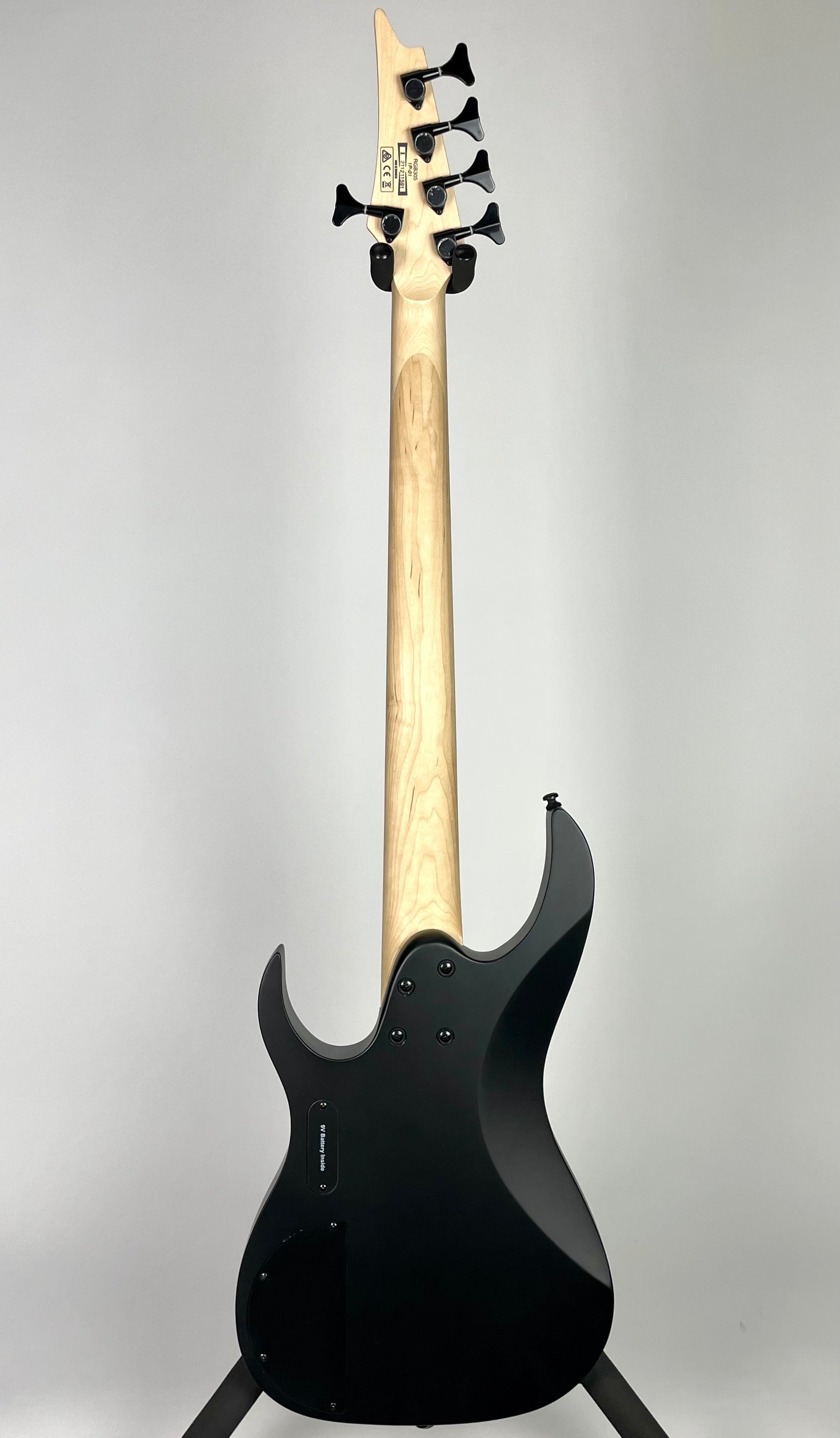 Ibanez RGB305-BKF RG Series Bass with Jatoba Fingerboard - Black Flat