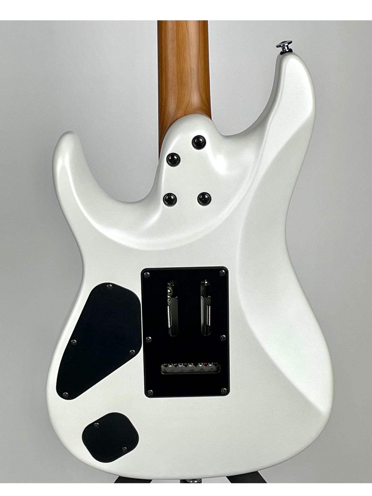 Ibanez Prestige AZ2402-PWF Prestige AZ Series Guitar with Roasted Maple Fingerboard - Pearl White Flat