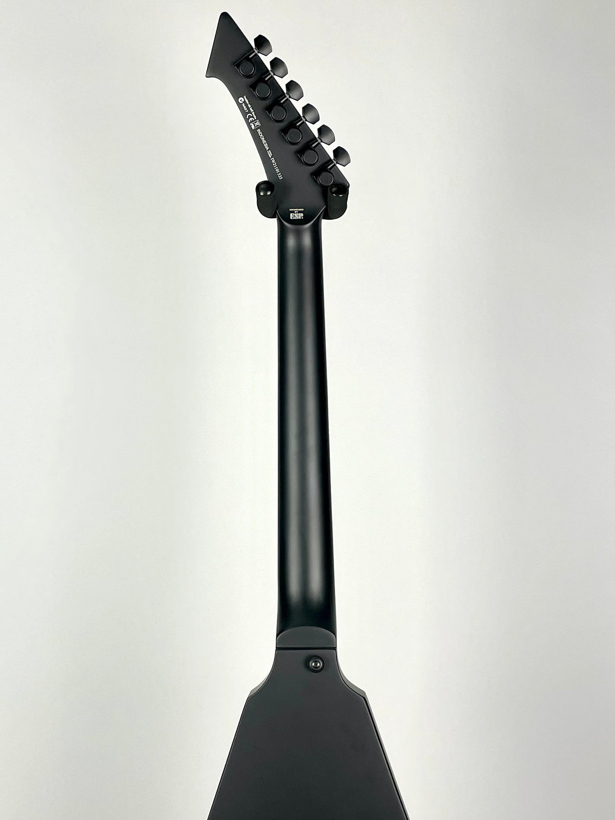 LTD Artist Signature James Hetfield Vulture with Macassar Ebony Fingerboard - Black Satin