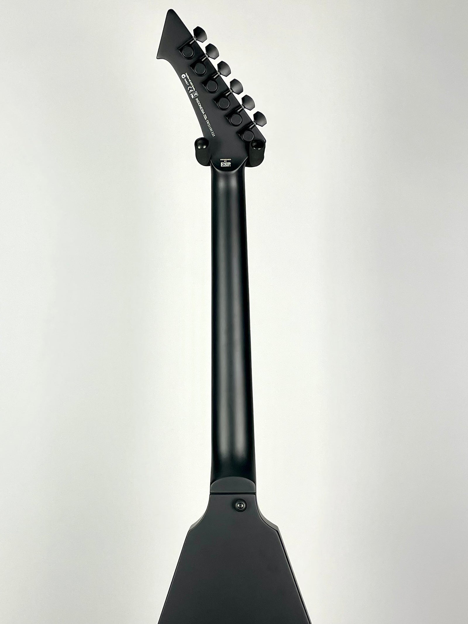 LTD Artist Signature James Hetfield Vulture with Macassar Ebony Fingerboard - Black Satin