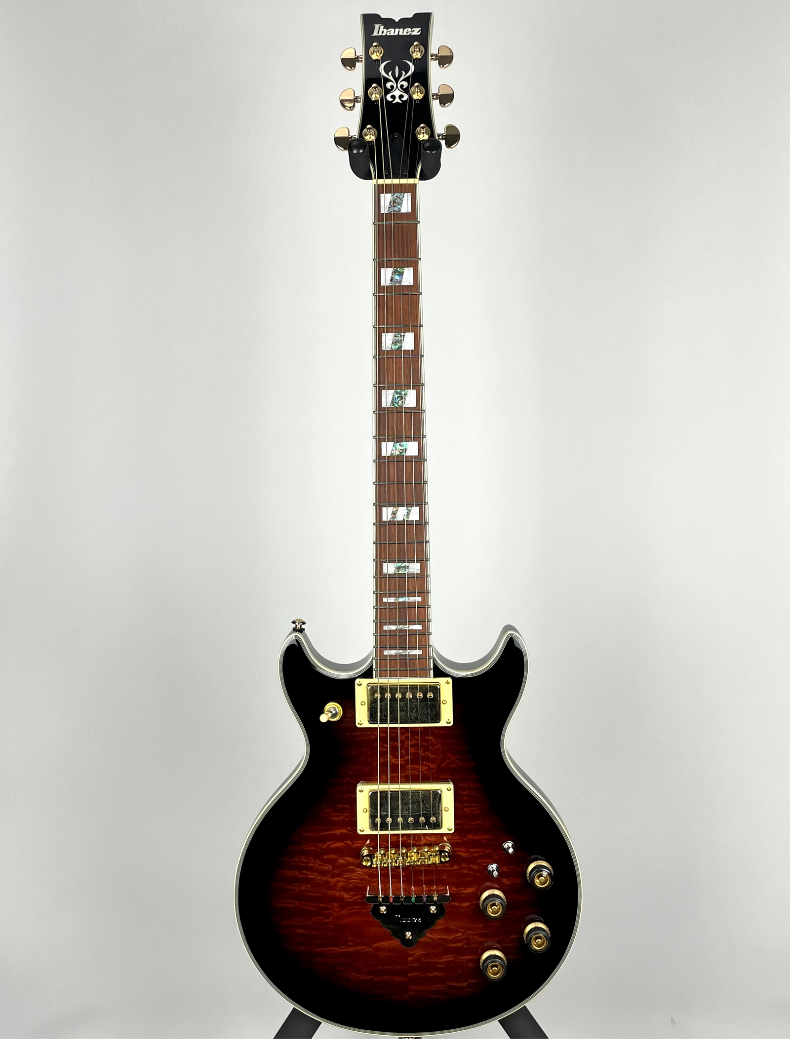 Ibanez AR325QA-DBS AR Series with Jatoba Fingerboard - Dark Brown Sunburst