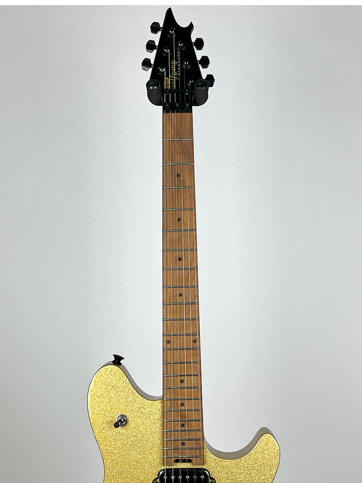 EVH Wolfgang WG Standard with Baked Maple Fingerboard - Gold Sparkle