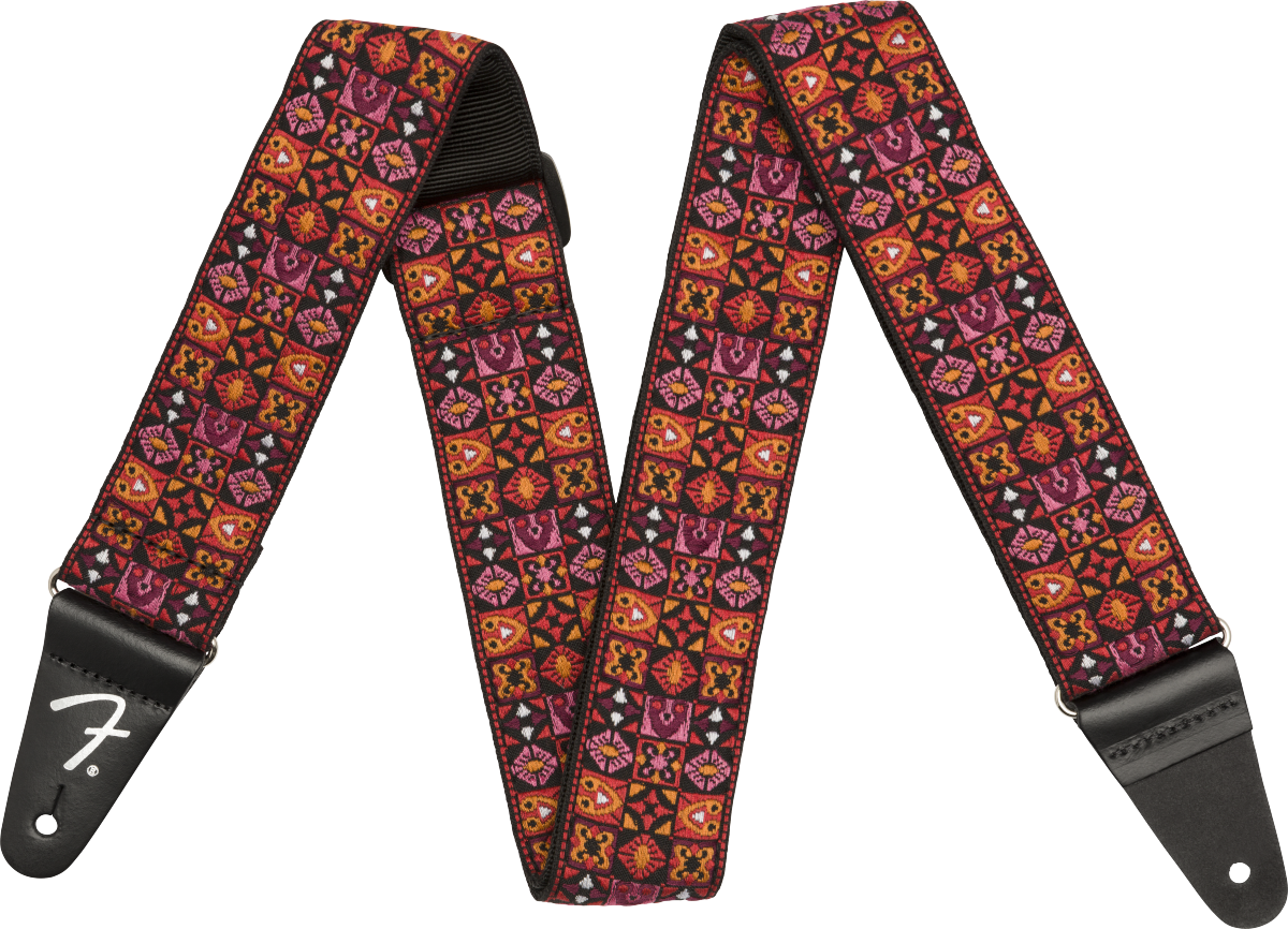 Fender 2" Festival Guitar Strap Red