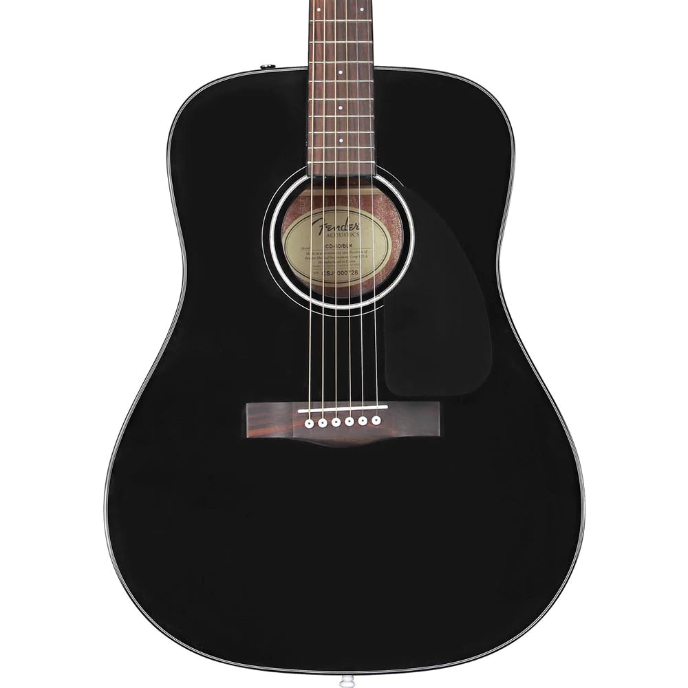 Fender CD-60 V3  Black W/Hardshell Case