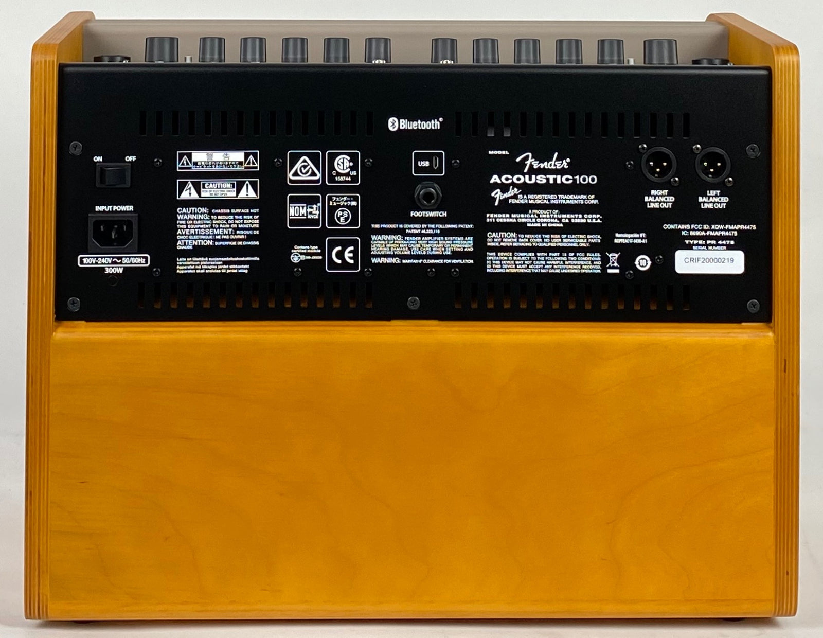 Fender Acoustic 100 2-Channel 100-Watt 1x8" Acoustic Guitar Amp