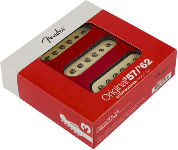 Fender 099-2117-000 Original '57 / '62 Stratocaster Pickup Set Aged White