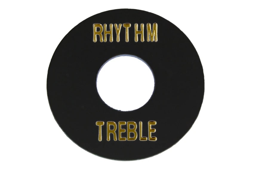 Allparts AP-0663-023 Plastic Rhythm/Treble Ring Black