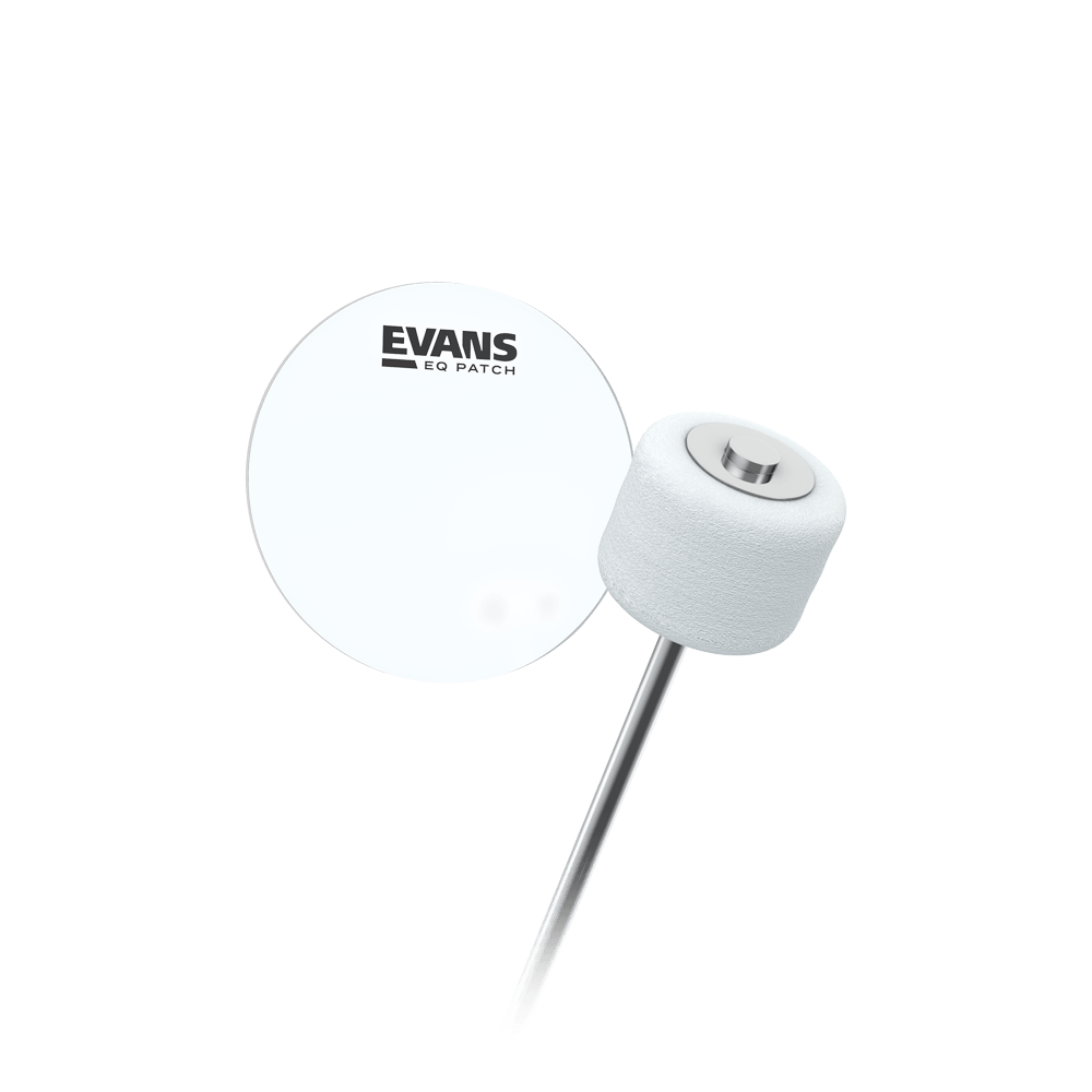 Evans EQPC1 EQ Single Pedal Patch - Clear Plastic