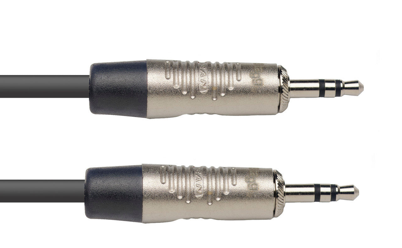 Stagg N-Series Professional Audio Cable Mini Jack/Mini Jack - 3' Black
