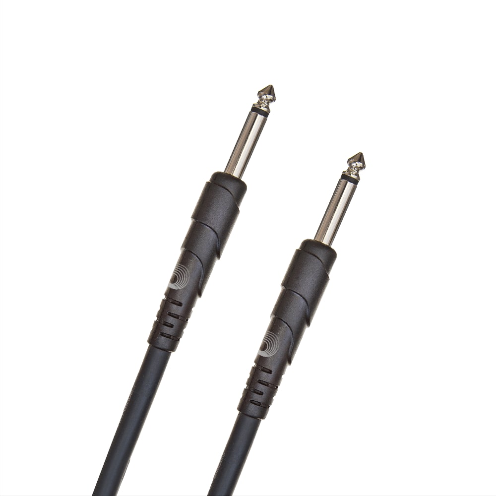 Planet Waves 1/4" TS Classic Series Straight Speaker Cable - 3' Black