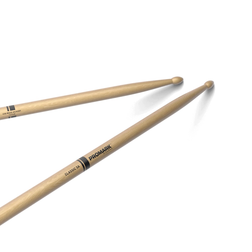 Pro-Mark TX5AW Hickory 5A Wood Tip Drum Sticks (Pair)
